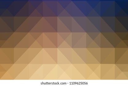 Light Blue, Yellow vector abstract polygonal template. Creative geometric illustration in Origami style with gradient. A new texture for your web site.