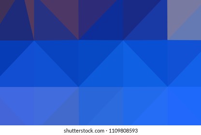 Light Blue, Yellow vector abstract polygonal background. Triangular geometric sample with gradient.  That pattern can be used as a part of a brand book.