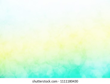 Light Blue, Yellow vector abstract mosaic pattern. A completely new color illustration in a vague style. The elegant pattern can be used as part of a brand book.