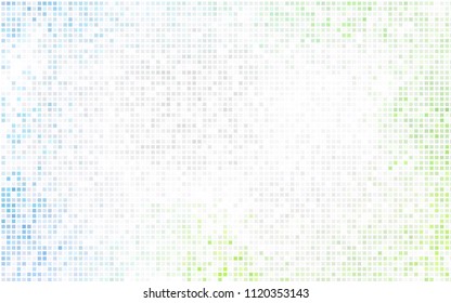 Light Blue, Yellow vector abstract textured polygonal background. Blurry rectangular design. The pattern with repeating rectangles can be used for background.