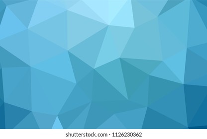 Light Blue, Yellow vector abstract mosaic background. A completely new color illustration in a polygonal style. Pattern for a brand book's backdrop.