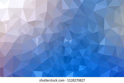 Light Blue, Yellow vector abstract polygonal background. Modern abstract illustration with triangles. Pattern for a brand book's backdrop.