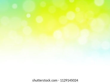 Light Blue, Yellow vector abstract blurred background. Creative illustration in halftone style with gradient. The template can be used for your brand book.