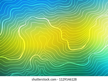 Light Blue, Yellow vector abstract doodle background. A completely new color illustration in doodle style. Brand-new design for your business.