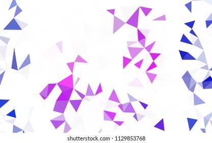 Light Blue, Yellow vector abstract polygonal background. A completely new color illustration in a polygonal style. Textured pattern for your backgrounds.