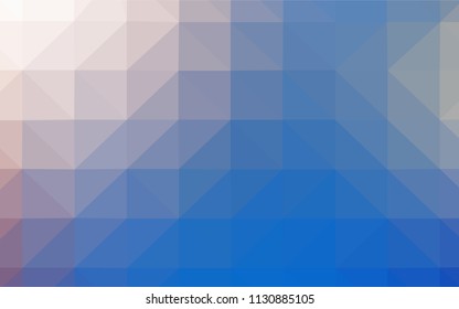 Light Blue, Yellow vector abstract polygonal pattern. A completely new color illustration in a polygonal style. Template for cell phone's backgrounds.