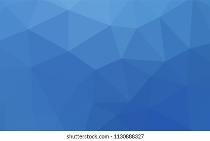 Light Blue, Yellow vector abstract polygonal pattern. Creative illustration in halftone style with triangles. Pattern for a brand book's backdrop.