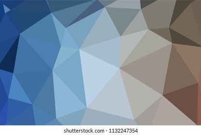 Light Blue, Yellow vector abstract polygonal background. Triangular geometric sample with gradient.  Brand new design for your business.