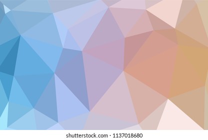 Light Blue, Yellow vector abstract polygonal background. Creative geometric illustration in Origami style with gradient. Brand new style for your business design.