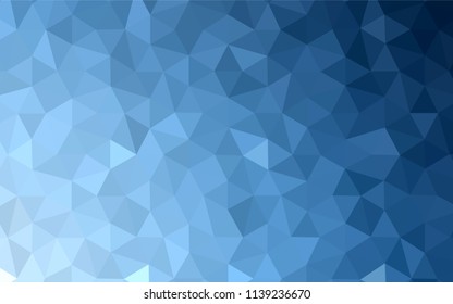 Light Blue, Yellow vector abstract polygonal pattern. Creative illustration in halftone style with triangles. Pattern for a brand book's backdrop.