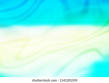 Light Blue, Yellow vector abstract blurred pattern. Brand new colored illustration in blurry style with gradient. A completely new design for your business.