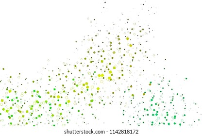 Light Blue, Yellow vector abstract textured polygonal background. Blurry rectangular design. The pattern with repeating rectangles can be used for background.