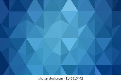 Light Blue, Yellow vector abstract mosaic pattern. Triangular geometric sample with gradient.  A new texture for your web site.