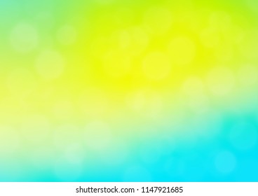 Light Blue, Yellow vector abstract blurred background. A vague abstract illustration with gradient. A completely new design for your business.