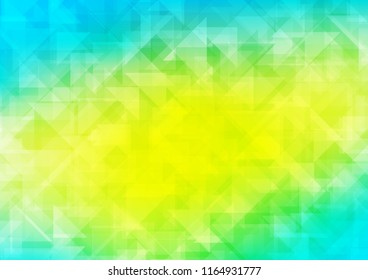 Light Blue, Yellow vector abstract polygonal abstract polygonal. An elegant bright illustration with gradient. The polygonal design can be used for your web site.