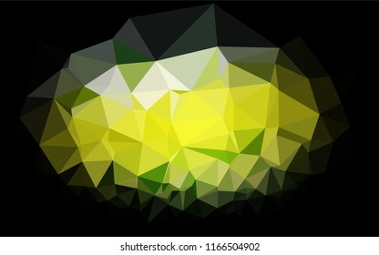 Light Blue, Yellow vector abstract polygonal cover. Brand new colored illustration in blurry style with gradient. The polygonal design can be used for your web site.