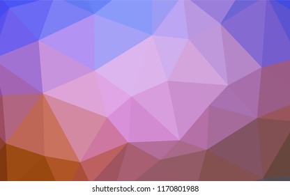 Light Blue, Yellow vector abstract mosaic background. Polygonal abstract illustration with gradient. Brand new design for your business.
