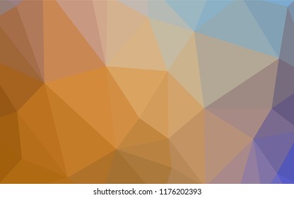 Light Blue, Yellow vector abstract polygonal background. Colorful illustration in abstract style with triangles. Brand new design for your business.