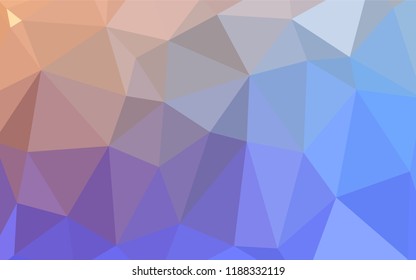Light Blue, Yellow vector abstract polygonal background. Creative geometric illustration in Origami style with gradient. The polygonal design can be used for your web site.