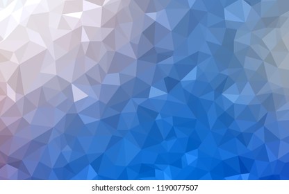 Light Blue, Yellow vector abstract polygonal template. Glitter abstract illustration with an elegant triangles. Pattern for a brand book's backdrop.