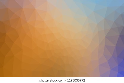 Light Blue, Yellow vector abstract mosaic background. Polygonal abstract illustration with gradient. A new texture for your web site.