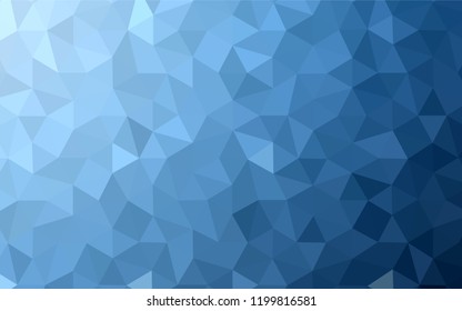 Light Blue, Yellow vector abstract polygonal template. Colorful illustration in abstract style with triangles. Brand new design for your business.