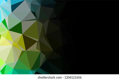 Light Blue, Yellow vector abstract mosaic backdrop. Glitter abstract illustration with an elegant design. The elegant pattern can be used as part of a brand book.