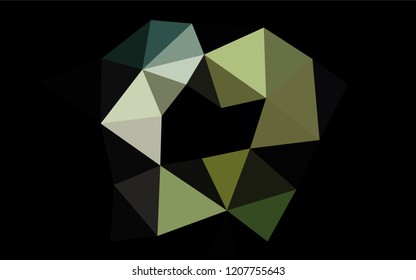 Light Blue, Yellow vector abstract mosaic backdrop. Colorful illustration in abstract style with gradient. The completely new template can be used for your brand book.