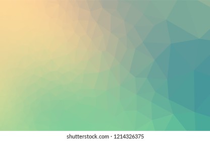 Light Blue, Yellow vector abstract polygonal layout. Glitter abstract illustration with an elegant design. The template can be used as a background for cell phones.
