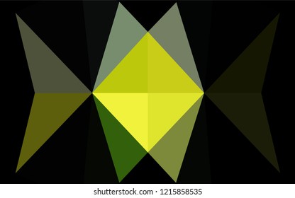 Light Blue, Yellow vector abstract mosaic background. A vague abstract illustration with gradient. A completely new design for your business.
