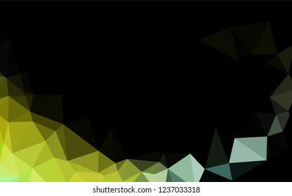 Light Blue, Yellow vector abstract mosaic pattern. Colorful abstract illustration with gradient. The polygonal design can be used for your web site.