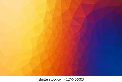 Light Blue, Yellow vector abstract mosaic pattern. A completely new color illustration in a polygonal style. Textured pattern for your backgrounds.