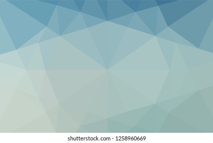 Light Blue, Yellow vector abstract mosaic pattern. Triangular geometric sample with gradient.  The elegant pattern can be used as part of a brand book.