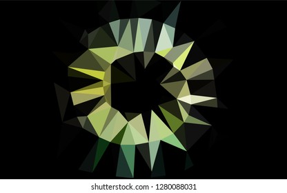 Light Blue, Yellow vector abstract polygonal texture. Modern geometrical abstract illustration with gradient. The polygonal design can be used for your web site.