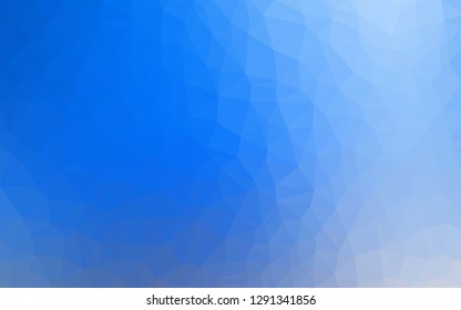 Light Blue, Yellow vector abstract polygonal pattern. Triangular geometric sample with gradient.  Triangular pattern for your design.