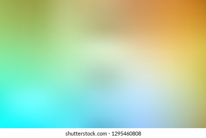 Light Blue, Yellow vector abstract bright template. Glitter abstract illustration with gradient design. The best blurred design for your business.