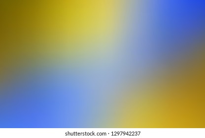Light Blue, Yellow vector abstract blurred background. Abstract colorful illustration with gradient. New style for your business design.