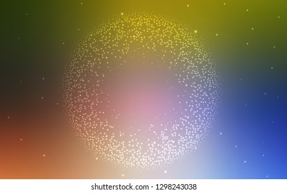 Light Blue, Yellow vector abstract blurred background. Shining colored illustration in smart style. Elegant background for a brand book.