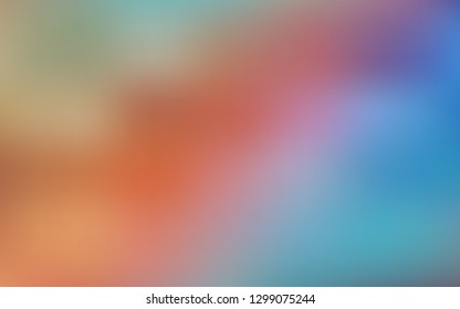 Light Blue, Yellow vector abstract blurred background. A completely new colored illustration in blur style. The best blurred design for your business.