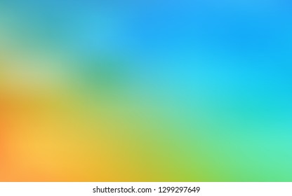 Light Blue, Yellow vector abstract blurred background. Colorful abstract illustration with gradient. Completely new design for your business.
