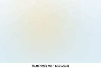 Light Blue, Yellow vector abstract mosaic pattern. Colorful abstract illustration with gradient. Triangular pattern for your business design.