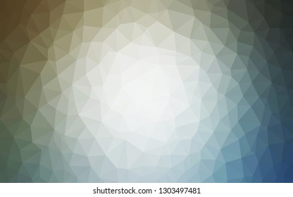 Light Blue, Yellow vector abstract polygonal background. Colorful illustration in polygonal style with gradient. Brand new style for your business design.