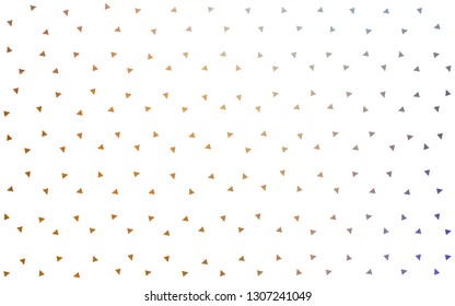 Light Blue, Yellow vector  abstract polygonal background. Creative geometric illustration in Origami style with gradient. A completely new design for your leaflet.