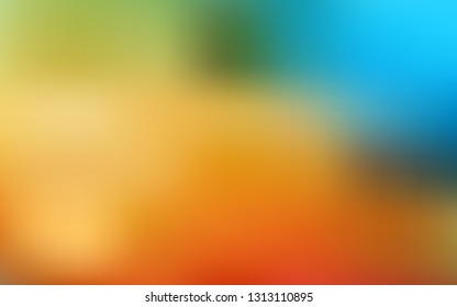 Light Blue, Yellow vector abstract blurred layout. Glitter abstract illustration with gradient design. Elegant background for a brand book.