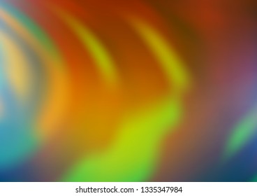 Light Blue, Yellow vector abstract background. Creative illustration in halftone style with gradient. The template can be used for your brand book.