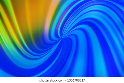 Light Blue, Yellow vector abstract blurred background. An elegant bright illustration with gradient. Background for a cell phone.