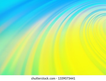 Light Blue, Yellow vector abstract background. Creative illustration in halftone style with gradient. Brand new style for your business design.