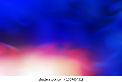 Light Blue, Yellow vector abstract blurred layout. Creative illustration in halftone style with gradient. New style design for your brand book.