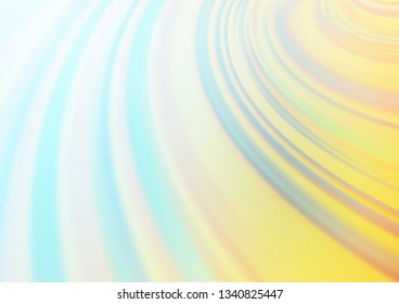 Light Blue, Yellow vector abstract blurred pattern. Glitter abstract illustration with an elegant design. A completely new design for your business.