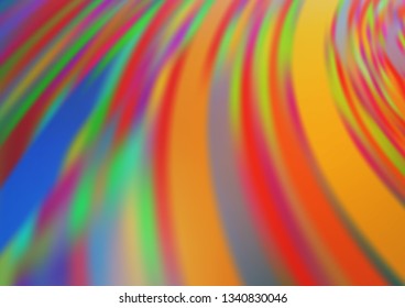 Light Blue, Yellow vector abstract blurred template. Colorful illustration in blurry style with gradient. Brand new style for your business design.